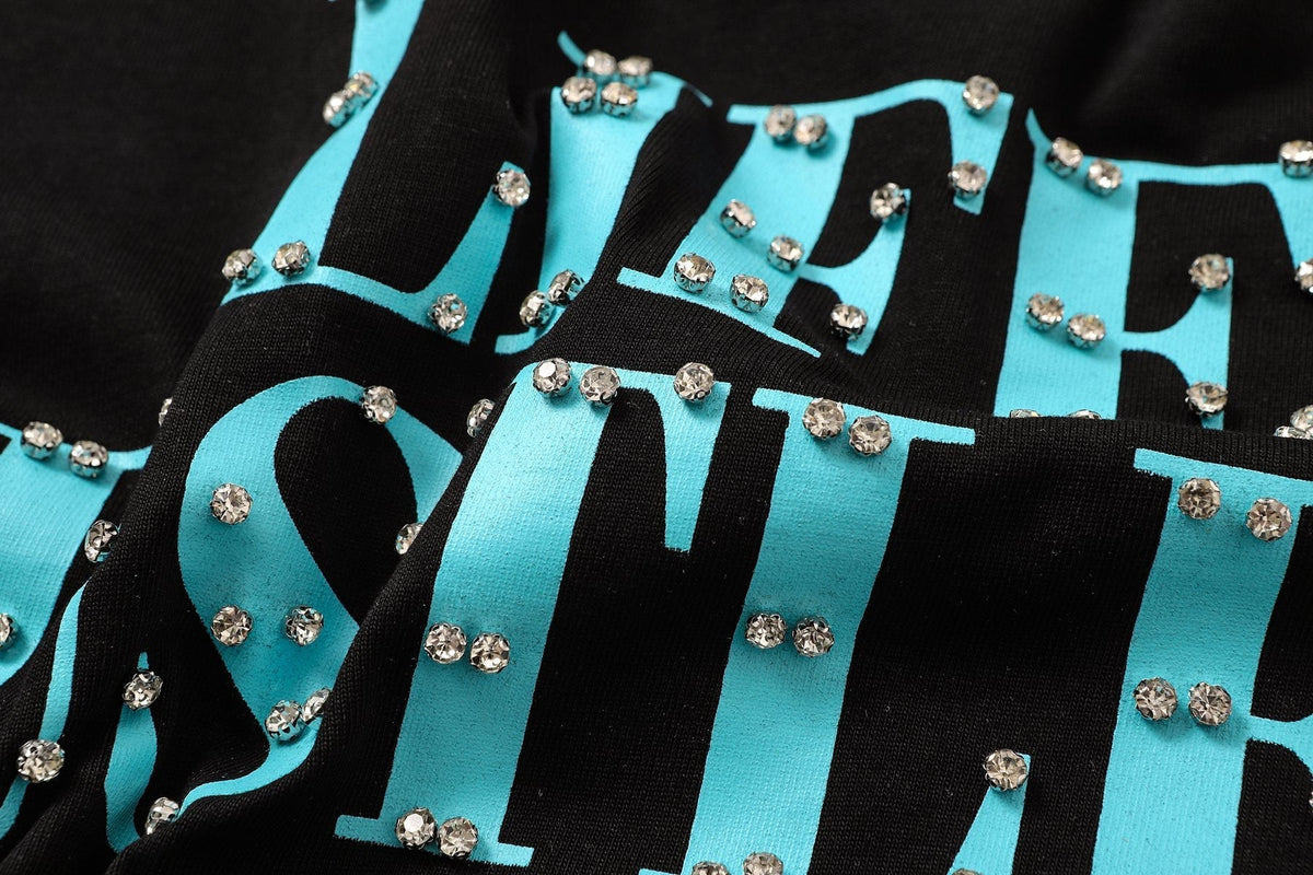 Life Hustlere Blue HH Graphic T-Shirt — detail