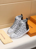 Louis Vuitton Monogram-Pattern High-Top Sneakers — hero