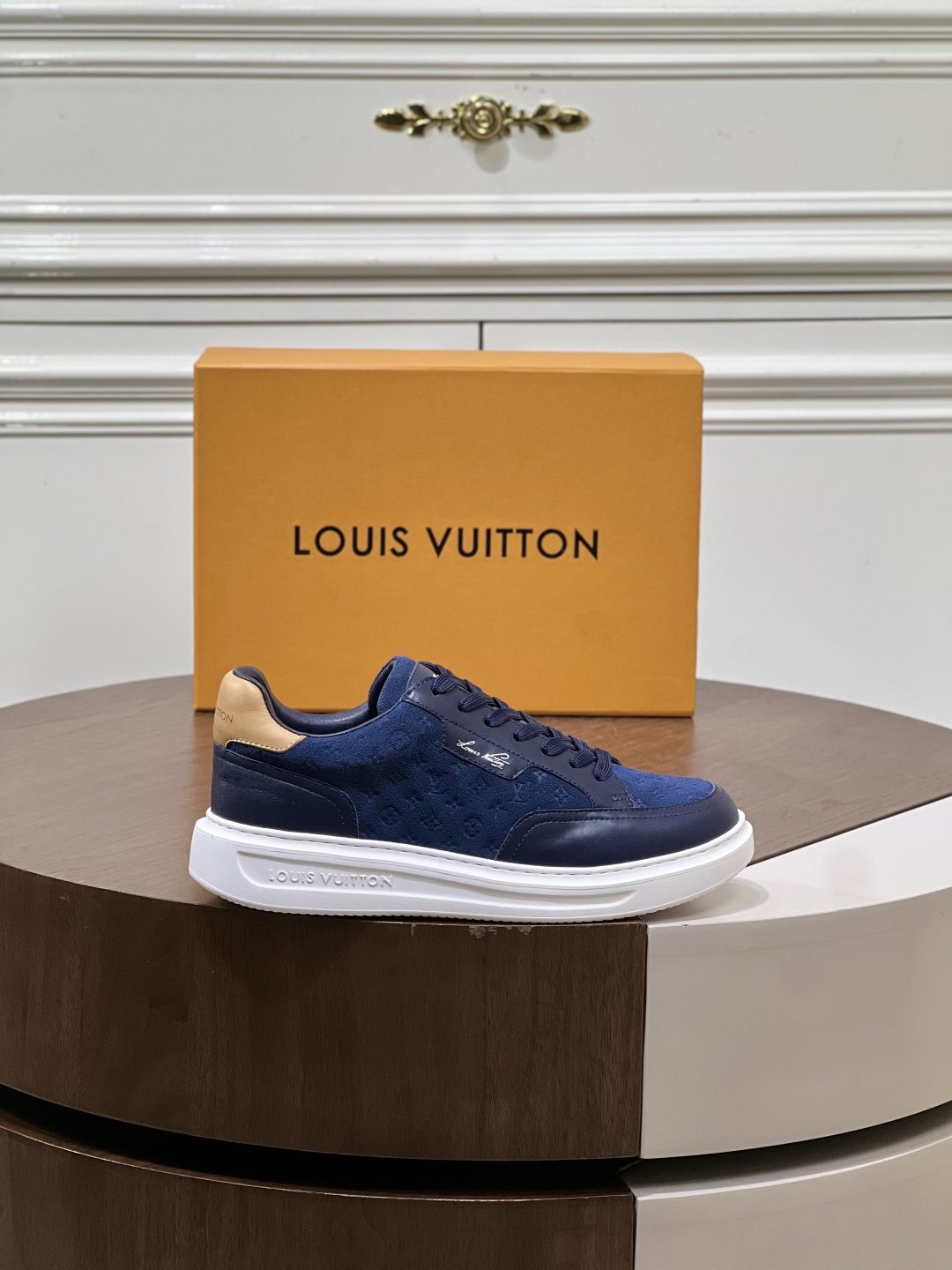 Louis Vuitton Textured Low-Top Sneakers — hero